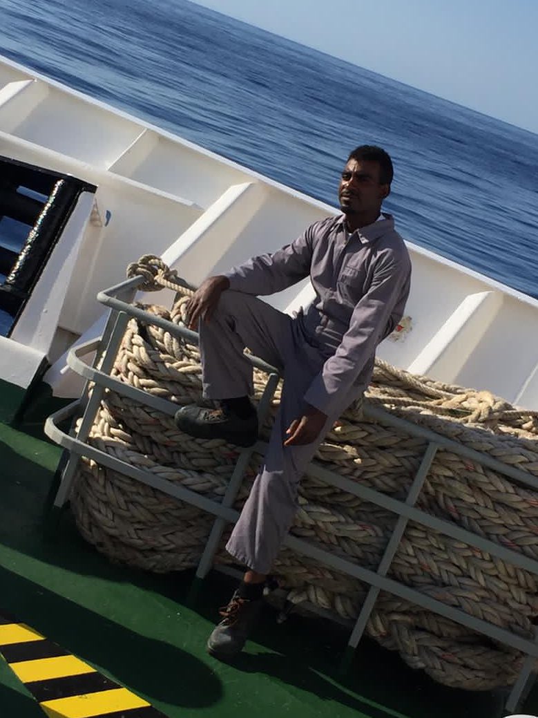 العامل الإثيوبي في السفينة الذي قضى إثر انفجار المرفأ هايلي ريتا.jpg