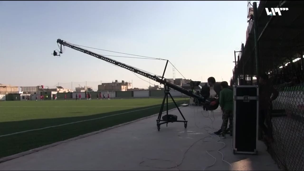 خلال البث المباشر لأحد مباريات الدوري السوري في الشمال المحرر.jpg