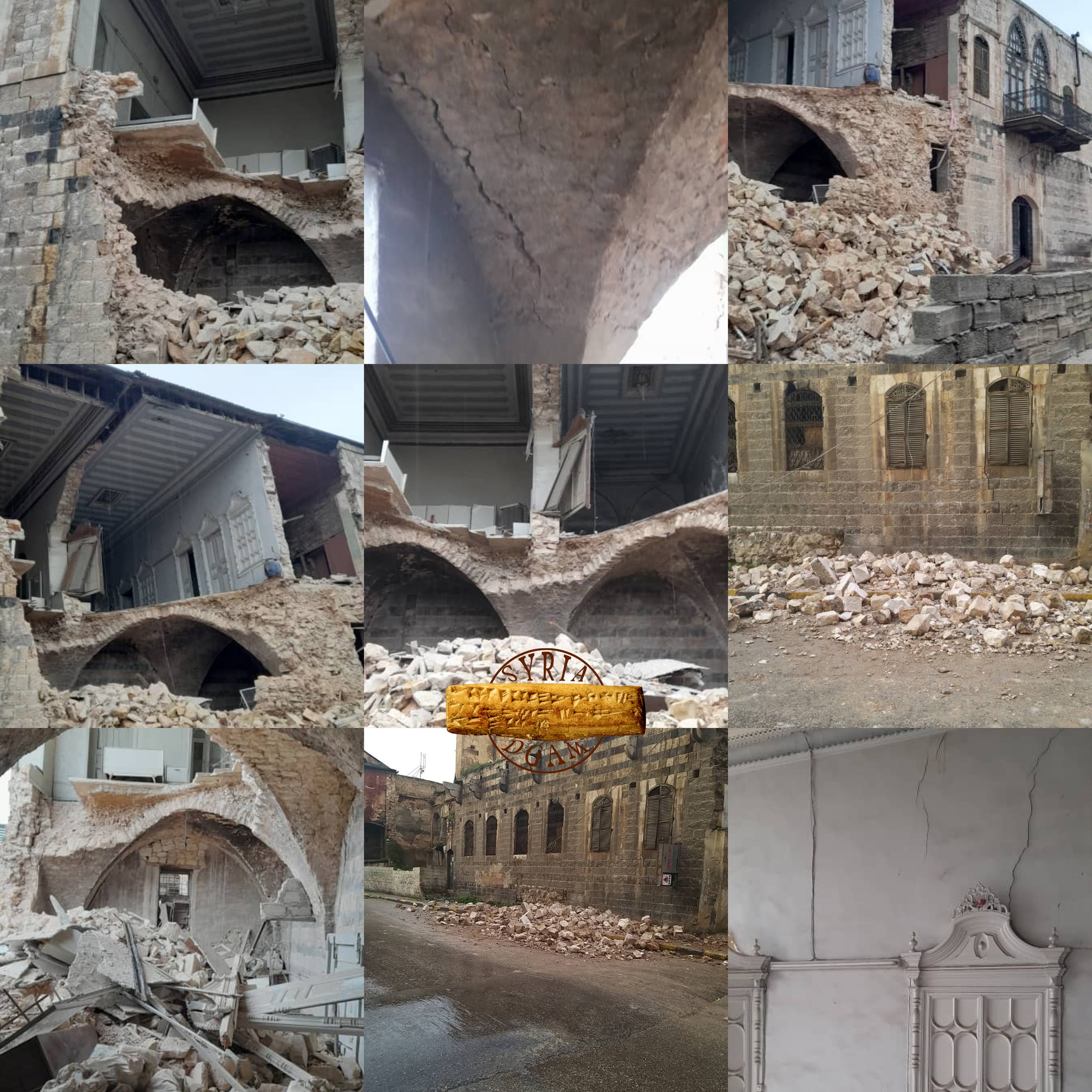 المواقع الأثرية المتضررة في حماة