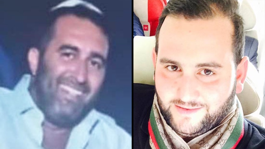 آفيال حداد (يمين) وبنيامين حداد (يسار) قتلا في جادث إطلاق نار في جزيرة جربا التونسية (يديعوت أحرونوت)