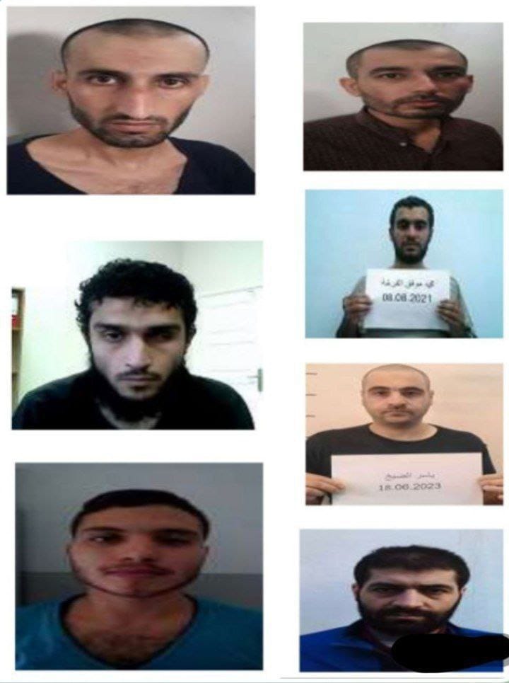 سجناء داعش الفارين من سجن الراعي