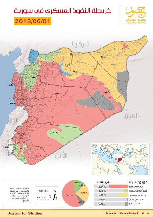مرفق1 - توزع مناطق السيطرة في سوريا - حزيران 2018.jpg
