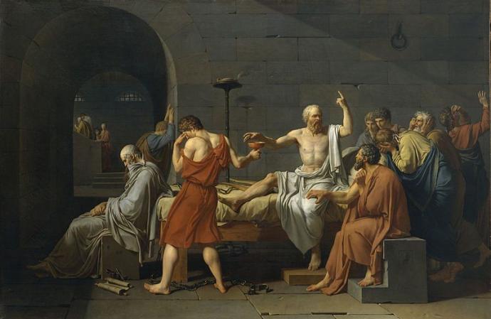 موت سقراط