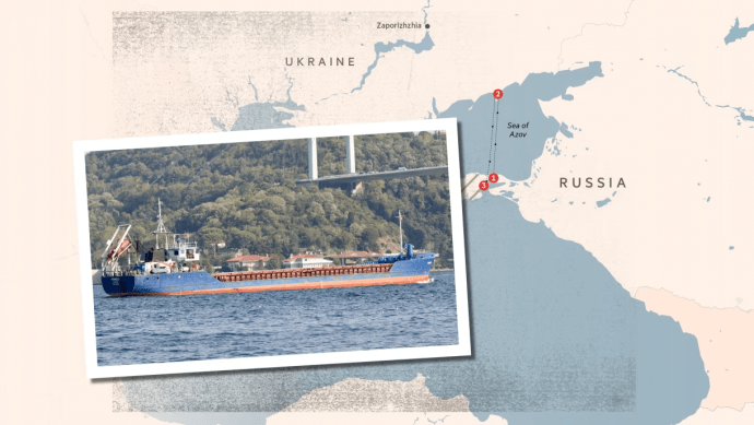 سفينة باول قبالة السواحل التركية 