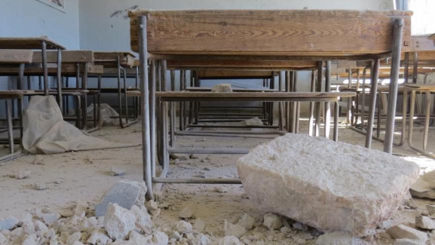نتيجة القصف الكثيف.. تعليق دوام المدارس في ريف إدلب