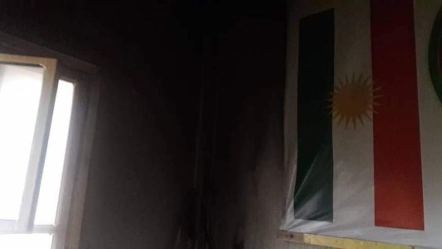 بعد الدرباسية.. حرق مقر "المجلس الوطني الكردي" بمدينة عامودا