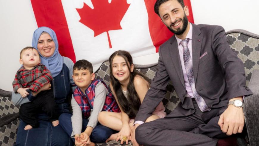 قصة عائلة سورية.. من لاجئين سوريين إلى مواطنين كنديين