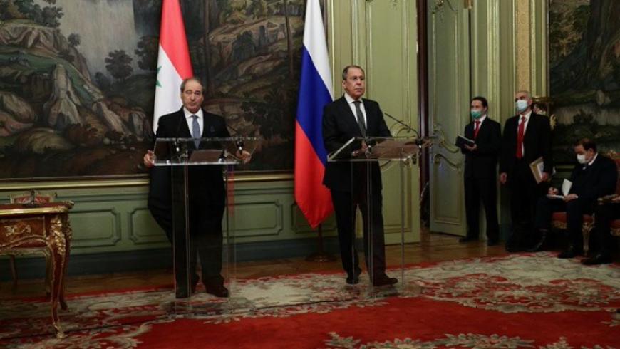 وزير خارجية النظام يلتقي سيرغي لافروف في موسكو