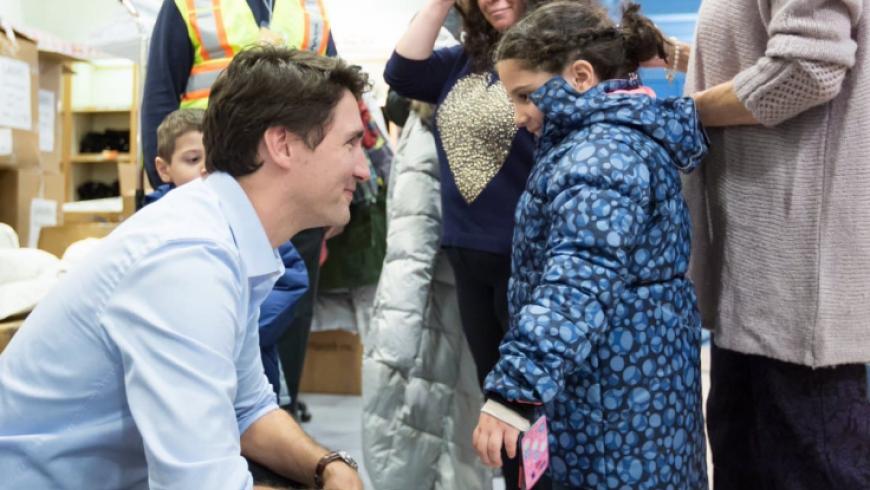 ترودو: إعادة توطين اللاجئين السوريين في كندا مستمر