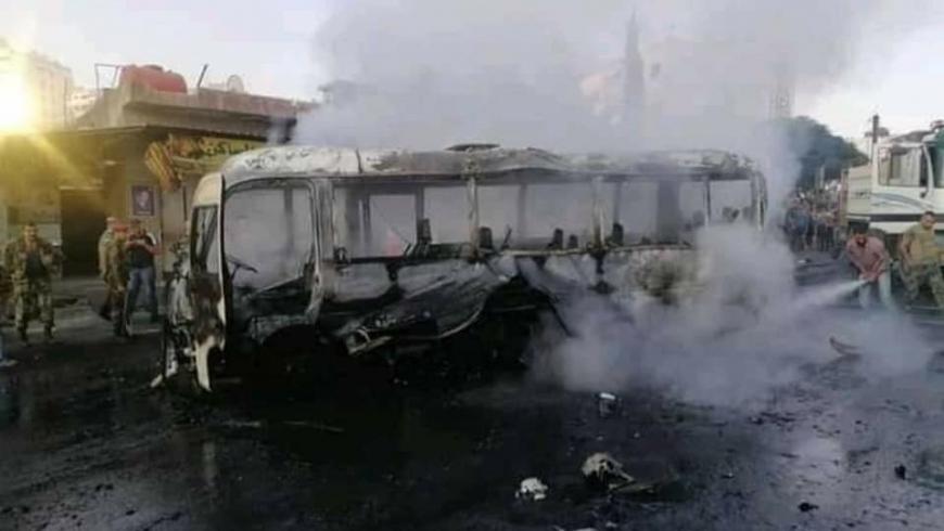 "حراس الدين" يتبنى تفجير حافلة مبيت لـ"الحرس الجمهوري" بدمشق