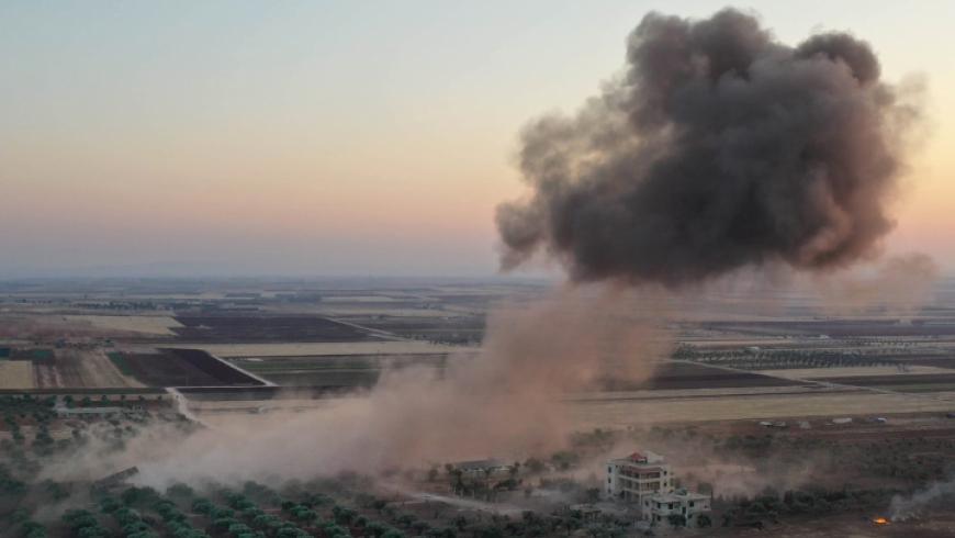 مقتل شخص وإصابة 5 مدنيين في ريف إدلب بصاروخ من طائرة مسيرة