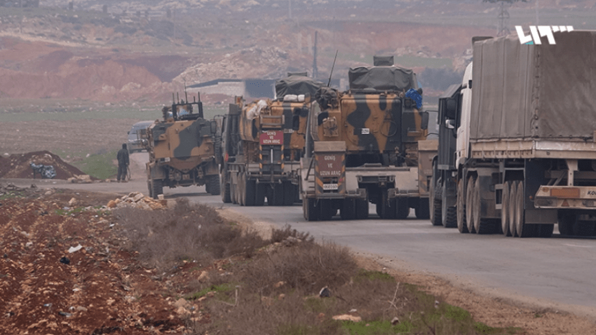 قافلة عسكرية تركية تدخل إلى عندان بريف حلب