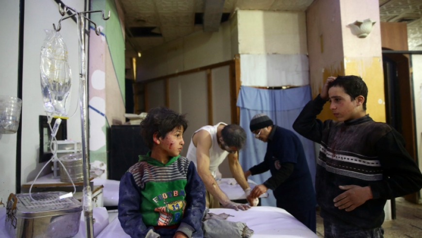 الأمم المتحدة تتوقع إجلاء مرضى من الغوطة المحاصرة اليوم