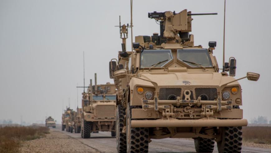 التحالف يرسل تعزيزات عسكرية إلى قاعدة أميركية بريف الرقة