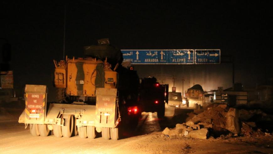 الجيش التركي يتمركز في نقطة المراقبة الخامسة شرق إدلب