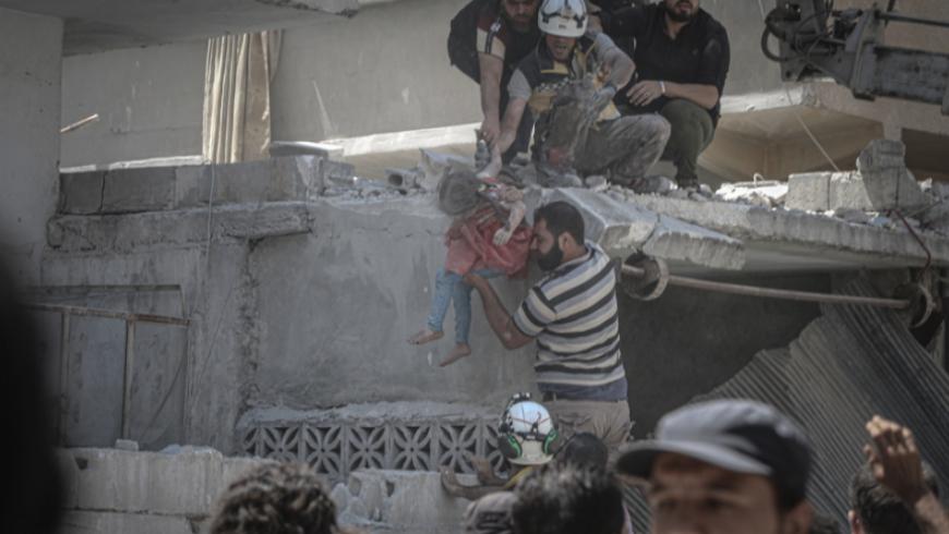 ارتفاع حصيلة الضحايا في إدلب بعد غارات على معرة النعمان