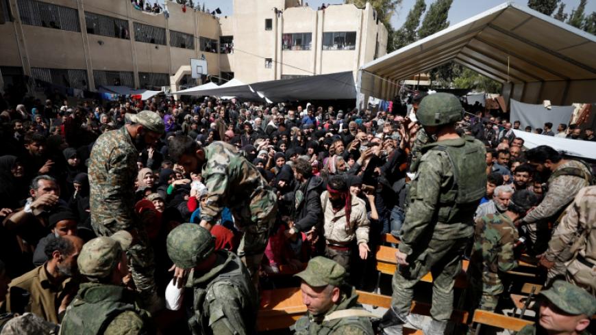 النظام يعتقل مدنيين في الغوطة الشرقية ومراكز الإيواء