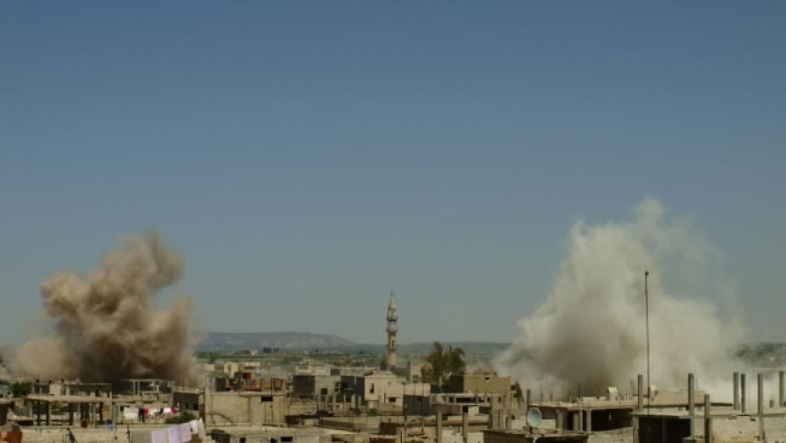 قصف جوي ومدفعي للنظام على المنطقة الوسطى بعد فشل محاولة الاقتحام