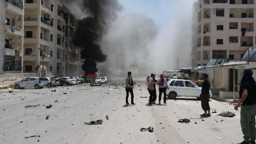 قتلى وجرحى بانفجار سيارة مفخخة في مدينة إدلب