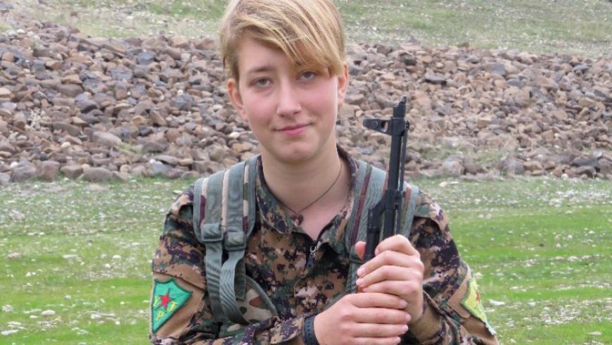  مقتل أول امرأة بريطانية التحقت بـ"وحدات حماية الشعب" في عفرين