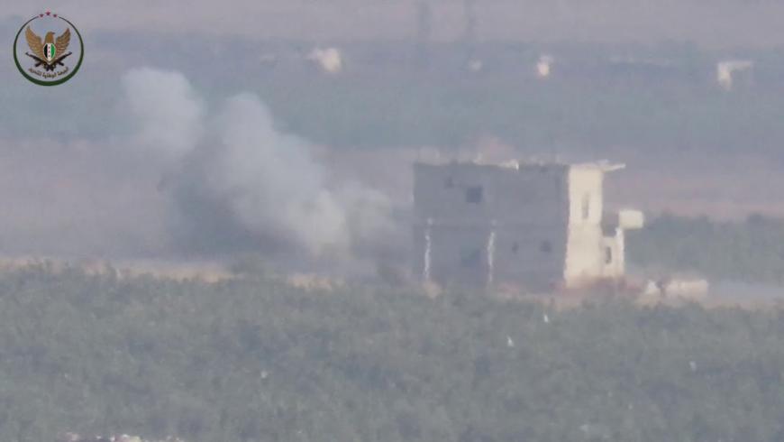 تدمير أربع دبابات لقوات الأسد على جبهة السكيك (فيديو)