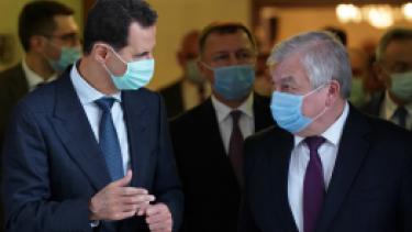 بشار الأسد يلتقي بمبعوث الرئيس الروسي في دمشق