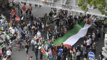 وزير الداخلية الفرنسي يطالب بمنع مظاهرات داعمة لفلسطين في باريس