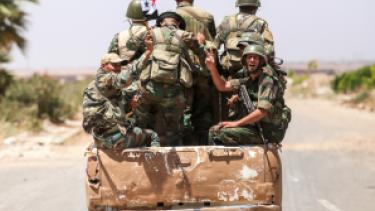 مجموعة من قوات النظام في درعا