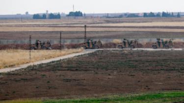 آليات عسكرية تركية على الحدود مع سوريا ـ الأناضول
