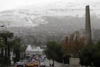 هطول أمطار وثلوج في سوريا (إنترنت)