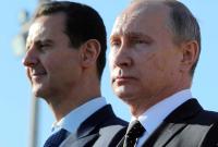 الرئيس الروسي فلاديمير بوتين ورئيس النظام السوري بشار الأسد (إنترنت)
