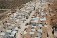 مخيم أزرق على الحدود السورية التركية - الأناضول