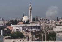 استهداف قوات النظام للأحياء السكنية في مدينة طفس بريف درعا الغربي - 26 من آب 2021 (تجمع أحرار حوران)