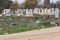 مقبرة في مدينة حمص (تلفزيون سوريا)
