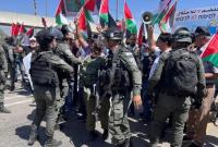 مسيرة حاجز الجيب شمال غربي القدس، 9 أيلول/سبتمبر 2022 (وسائل إعلام فلسطينية)