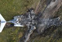 لقطات لطائرة تحطمت العام الماضي بولاية تكساس الأميركية - AP
