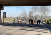 مجموعة من "قوات الفهد" وبعض المدنيين يقطعون طريق دمشق السويداء – 3 شباط 2022 (السويداء 24)