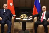 الرئيسان التركي، رجب طيب أردوغان والروسي، فلاديمير بوتين (الأناضول)