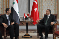 رئيس النظام السوري بشار الأسد والرئيس التركي رجب طيب أردوغان - أ ف ب