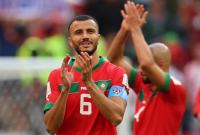 المغربي رومان سايس بعد المباراة مع كرواتيا ـ رويترز
