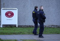عنصرا أمن أمام محكمة دنماركية - GETTY