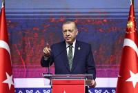 الرئيس التركي رجب طيب أردوغان خلال مشاركته في قمة مجموعة العشرين بجزيرة بالي - 16 تشرين الثاني 2022 (الأناضول)