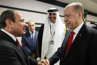 أمير قطر وأردوغان