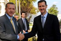 رئيس النظام السوري بشار الأسد والرئيس التركي رجب طيب أردوغان (انترنت)