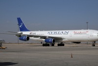 طائرة إيرباص تابعة للخطوط الجوية السورية في مطار دمشق الدولي - 1 تشرن الأول 2020 (رويترز)