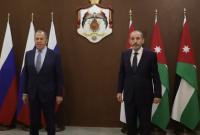 وزيرا خارجية الأردن أيمن الصفدي والروسي سيرغي لافروف (الخارجية الأردنية)