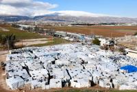 مخيم للسوريين في بر الياس ـ رويترز