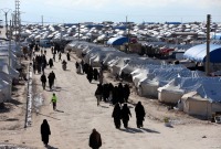 مخيم الهول في شمال شرقي سوريا - رويترز