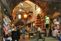 سوق في حلب 