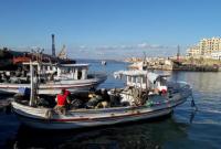 قوارب الصيد في ميناء جبلة (خاص تلفزيون سوريا)